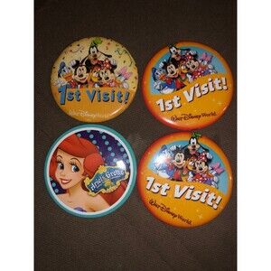 Disney World Buttons Pins